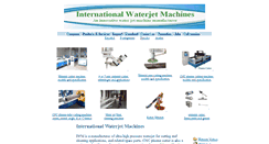Desktop Screenshot of iwmwaterjet.com